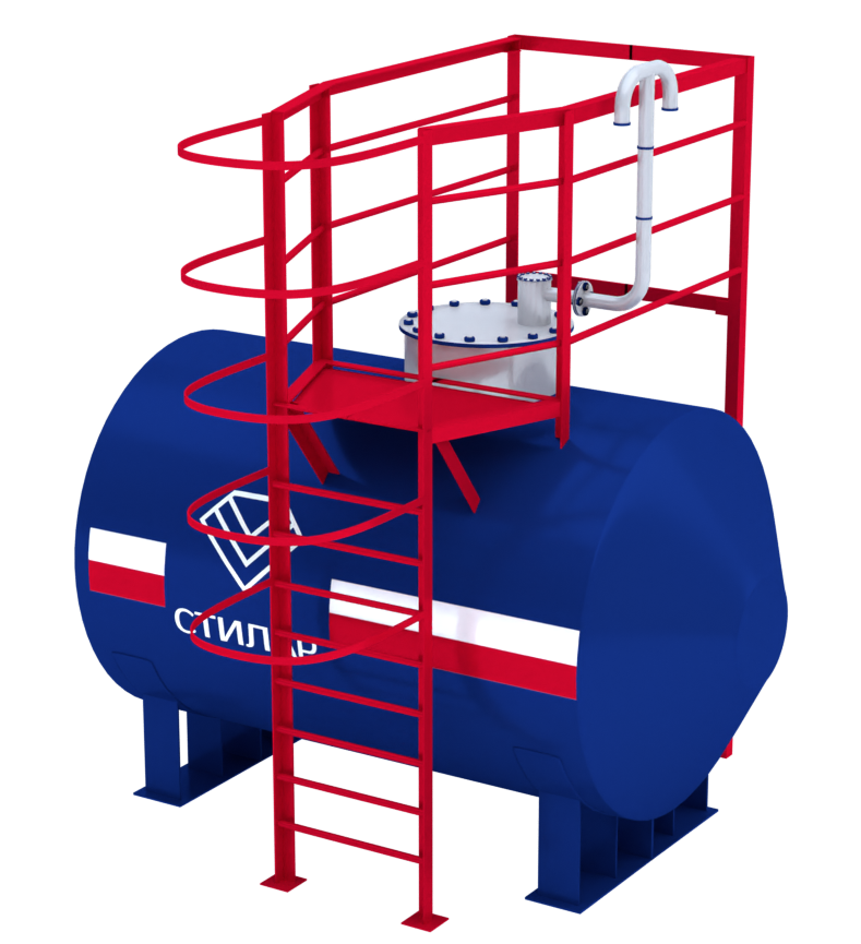 Горизонтальный резервуар РГСН для технической воды 15 м³ от завода-производителя